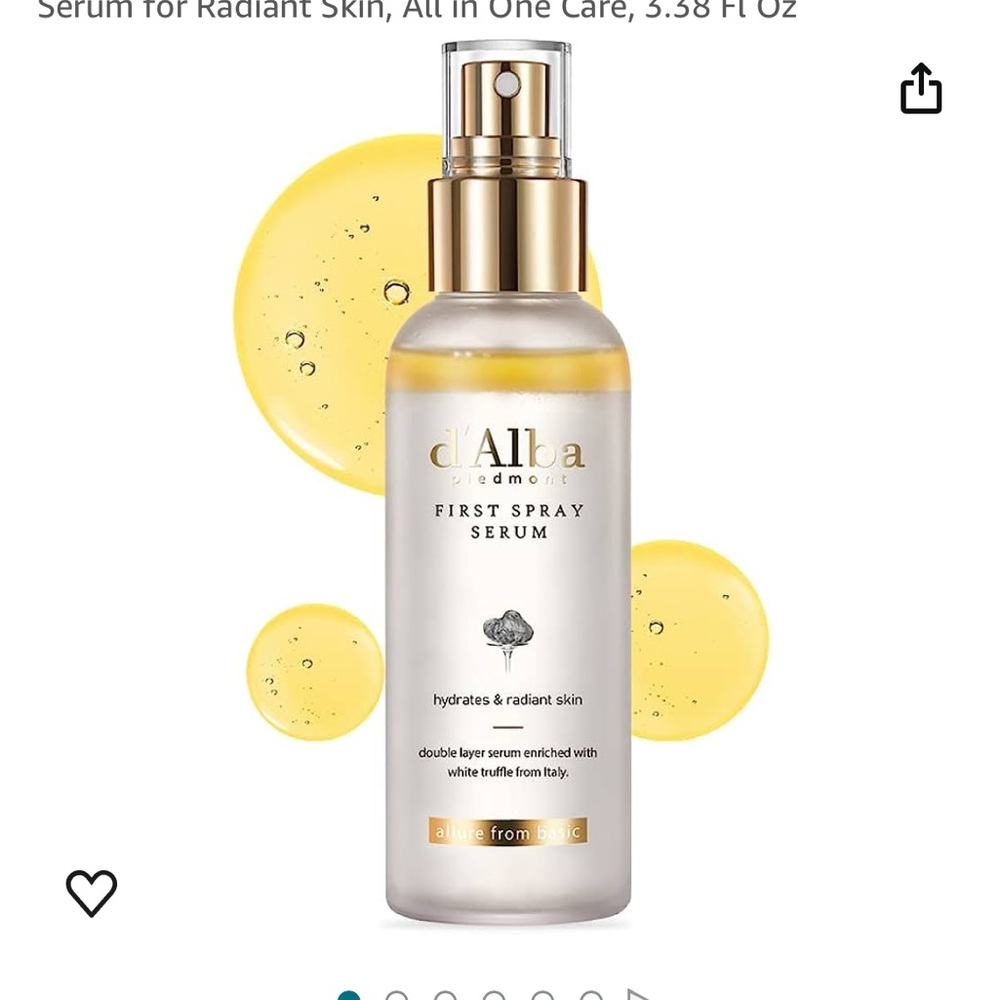 ⭐️HP!⭐️d’Alba piedmont aromatic spray serum. Vegan white truffle formula. Italy